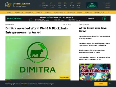 https://cointelegraph.com/press-releases/dimitra-awarded-world-web3-blockchain-entrepreneurship-award